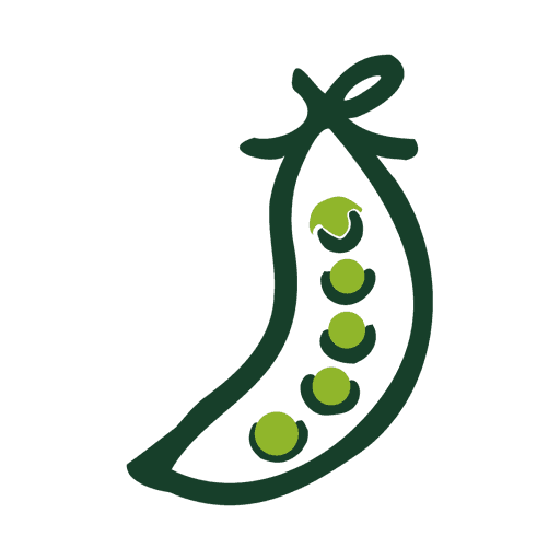 Vantao — hand-drawn pea pod mark